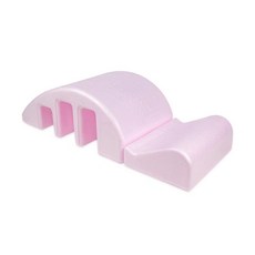등스트레칭 운동기구 스트레칭 테스 리안케 홈리포머 보정 실리콘 보드 의자, 1개, 핑크