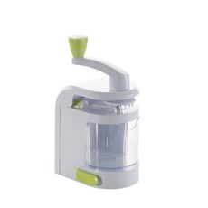 Smile Mom 가정용 다기능 수동 회전식 야채 슬라이서, 1개, 화이트