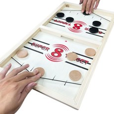 木質彈彈棋 雙人對戰 親子互動 桌遊, 1個, 木製彈彈棋