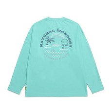 내셔널지오그래픽 시즌 그래픽 래쉬가드 TOPAZ GREEN