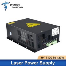 오리지널 HY T100 Co2 레이저 전원 공급 장치 100-120W 레이저 소스 80W 100W Co2 레이저 튜브 레이저 조, 1개, 2)220V