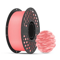CaiLab 3D 프린터 필라멘트 PLA 실크 질감 쉬운 출력 고품질 1.75mm 안정적인 라인 직경 범용 재료 1kg (Bambu Lab A1 Mini P1S P2S 호환), 분홍색