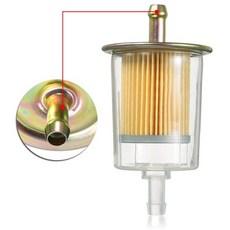 1pc 가솔린 필터 디젤 초대형 연료 범용 RV 인라인 정원 도구 스쿠터 오토바이 자동차 부품, [01] 옵션1