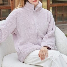 실내보온유지 겨울이지웨어 집업 간절기의류 사무실아우터 후리스 털옷 겨울아우터 겨울털옷 퍼 베이직