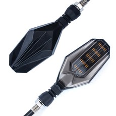 발통마켓 바이크 면발광 LED 윙카 방향지시등 깜빡이 3컬러 턴시그널, 1개, SBT대형윙카(화이트)