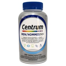 Centrum 善存 50+男性綜合維他命礦物質錠, 1個, 250片