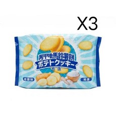 萬甲地 馬鈴薯餅 岩鹽味, 200g, 3個