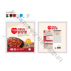 이츠웰 매콤양념닭강정, 1개, 500g