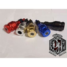 DH專業紋身器材 TB旋鈕式機轉換握柄 (高級鋁合金材質 可直接調整針長) - 30MM粗款紋身握柄, 1個, 深海藍TB一體針旋鈕握柄, 深海藍