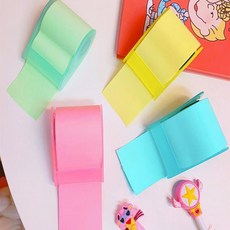 와이옐로 CUT 롤 점착 메모 디스펜서 세트 컷메모디스펜서, 그린