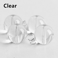 4mm 6mm 8mm 10mm 12mm 14mm 라운드 광택 크리스탈 유리 구슬 DIY 공예 만들기 보석에 대한 많이, Clear, 4mm 100pcs