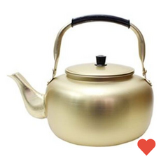 주방용품 황 주전자 2l 보리차 물 포트 양은