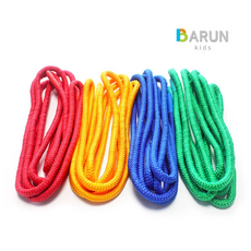 오색로프 줄놀이 플레이로프 바른키즈 오색로프 줄 놀이 플레이로프 줄넘기 유아교구 cut*1329Dm