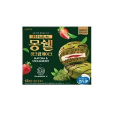 몽쉘 프리미엄 말차 & 딸기 산노루, 432g, 1개