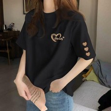 圓領短袖T恤 女士 時尚休閒百搭上衣