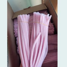 百貨大倉‹手工扭扭棒› 超密絨DIY毛絨條，兒童益智玩具手工材料，創意花束毛條毛根, 紫玉色1捆（約100根）【加密款】, 1個