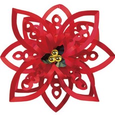 [매직북스] 크리스마스 눈꽃송이 모빌 만들기 (3종 택1), 1개, 초록색