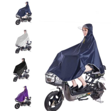 모자우비 오토바이 판초우의 자전거 우비 빅사이즈 비옷 장마철