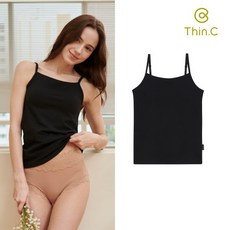 [클리어런스 특가] [띵크] 여성 캐미솔 브라탑 1종 블랙