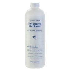우신 소프트 셀렉터 산화제 1000ml/탈색/염색약/헤어, 1개