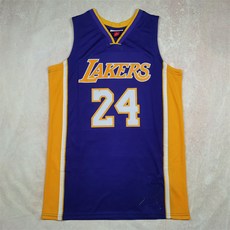 여름 레트로 퍼플 크로스보더 농구 유니폼 코비 브라이언트 레이커스 LA 느바 농구나시