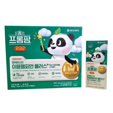 [약국용] 동아제약 프롬팜 이뮨 챔피언 30포 아연 비타민B D 키즈 어린이 청소년 성장기 면역력 뼈건강영양제, 450g, 1개