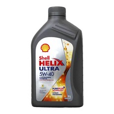 Shell Helix Ultra 5W-40 全合成機油，引擎保護 清潔引擎 延長壽命, 1個, 1L