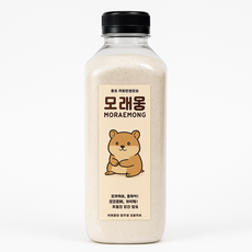 모래몽 무균모래 순수 깨끗한 99%이상의 실리카성분 멸균처리된 소동물용 모래, 1개, 1.7kg