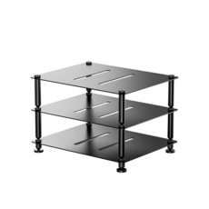 Modular Racking 模組化 Hi-Fi 音響層架, 黑色, 3層