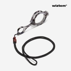 비버블리 휴대용 돋보기목걸이 접이식 패션 루페 +2.00, 원형그레이, 1개