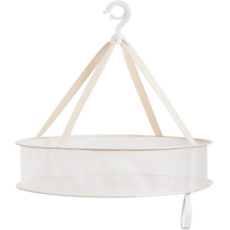 ECOCO 意可可晾曬籃 晾衣網 曬襪子神器 平鋪網兜 羊絨衫毛衣專用晾衣架, E24120單層-小號