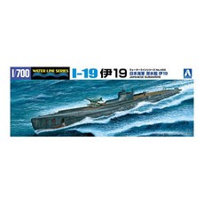 青島模型 日本海軍 潛水艦 伊-19號 伊號第十九潛艦 1/700 比例模型, 1個
