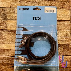 德國 Klotz RCA 雙直頭訊號線 (一對) 0.6/0.9/3公尺 鍍金 擴大機 導線 公司貨, 1個, 0.9公尺