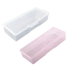 1+1 원버클 반투명 필통 연필 볼펜 케이스, 1세트, 화이트+핑크