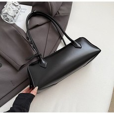 여성가죽 클래식 바게트 토트백
