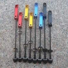 自行車前後輪快拆桿組 簡易型快拆夾 適用車架 坤騰國際, 1個, 銀色