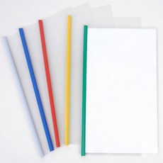 플로샵 A4 컬러 쫄대 파일 과제물파일 프레젠테이션파일, 옐로우