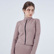 요가 크롭 하이넥 집업 SPAYJP24001