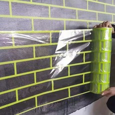 페인트 벽돌 패턴 몰드 테이프 외부 벽 실내 야외 1 롤 10M, 01 1 Roll_01 10m