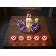 香氛蠟燭, 10個, 15ml, 澳洲薰衣草精油10%