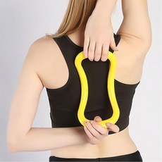 가정용 스트레칭 종아리마사지 필라테스링 요가링 젠링, 퍼플, 1개