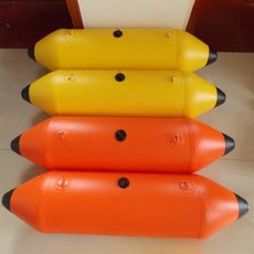 붕어 보트 DIY 플로팅 에어 뗏목 만들기 튜브 방역기 레저, 노랑 길이 1.5m x 지름 30cm