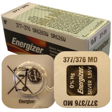 에너자이저 SR 건전지 시계 배터리 모음 377 (SR626SW) - 1알, 1개, 1개입
