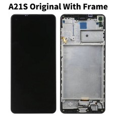 LCD 터치 스크린 디지타이저 삼성 호환 갤럭시 호환 A21s DS 디스플레이 교체용 6.5 인치, Original With Frame, 한개옵션1