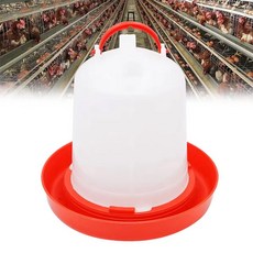 닭 물통 1.5L 병아리 급수기 반자동 급수 먹이통 메추리 조류 급식기 양계용품, 1개, 단색-1.5L