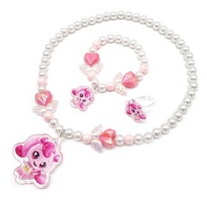 프린세스 캐치티니핑 진주 목걸이 팔찌 반지 3종 NEW 하츄핑