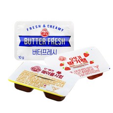 오뚜기 시럽3종 버터후레시+딸기쨈+메이플시럽, 버터10+딸기쨈10+메이플10