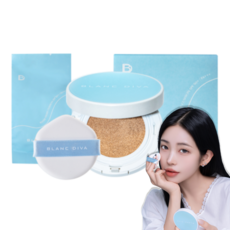 블랑디바 워터벨벳 쿠션 본품13g+리필13g(세트) 4종, 20호 로지 본품13g+리필13g(세트), 1개