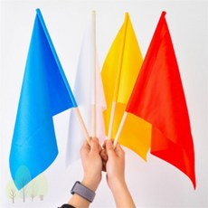 플러스컴퍼니 대형 응원깃발, 0.001개, 옐로우