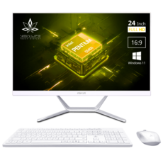 뷰라이프 2026 올인원 PC 24 펜티엄 골드, WHITE, AP-H110-G54, 128GB, 8GB, WIN11 Pro